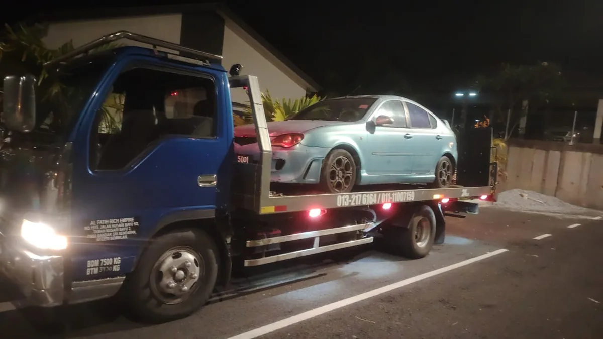 Servis towing 24 jam Al Fatih Towing pada waktu malam